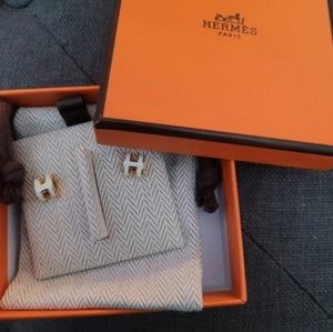 HERMES Mini Pop H Earring